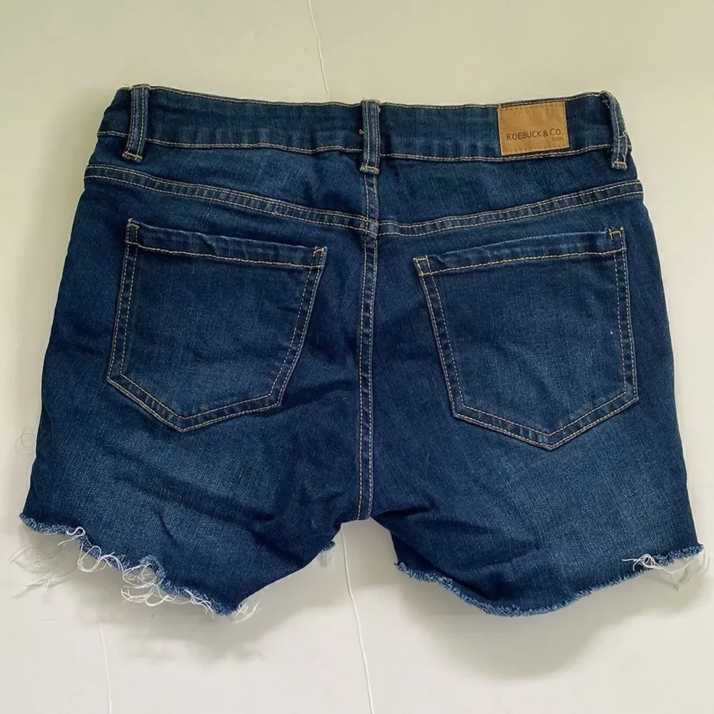 Roebuck&Co Distressed Denim Shorts